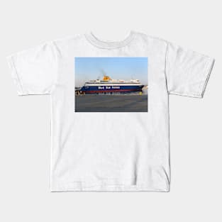 Blue Star Ithaki, Piraeus Kids T-Shirt